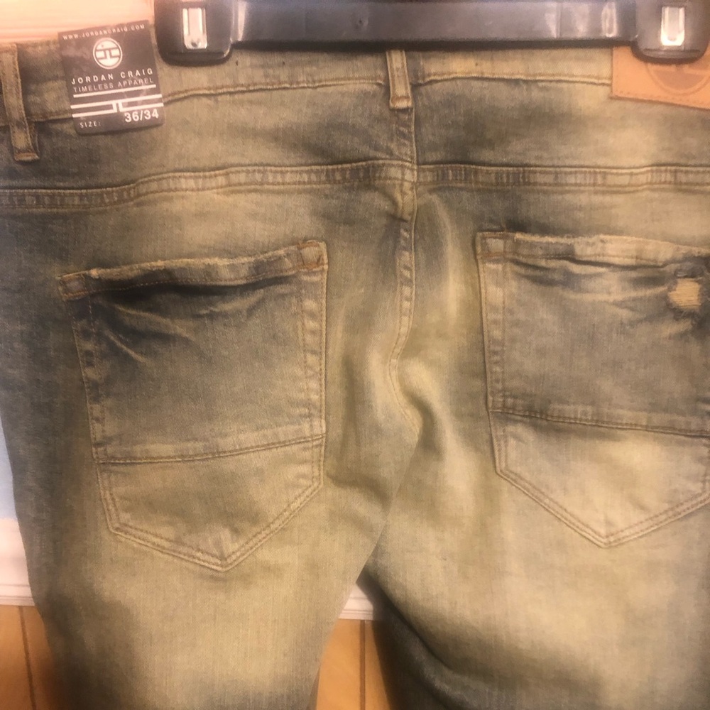 Jordan Craig Relaxed Fit Jeans with Vintage Distressing